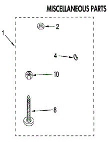 Miscellaneous parts for Kenmore Washer 110.92293500 (11092293500, 110 92293500) from AppliancePartsPros.com