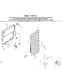 Unit Parts parts for Kenmore Refrigerator 253.7692682 (2537692682, 253 7692682) from AppliancePartsPros.com