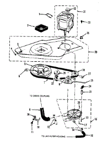 Washer Drive System, Pump parts for Kenmore Washer Dryer Combo 417.89695830 (41789695830, 417 89695830) from AppliancePartsPros.com