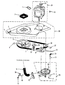 Washer Drive System, Pump parts for Kenmore Washer Dryer Combo 417.89870710 (41789870710, 417 89870710) from AppliancePartsPros.com