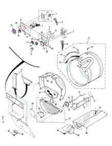 Console Controls, Drum parts for Kenmore Washer Dryer Combo 417.89870810 (41789870810, 417 89870810) from AppliancePartsPros.com