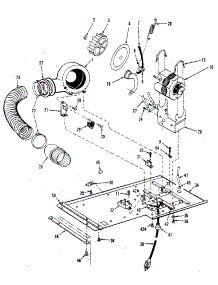 Dryer Motor, Blower, Belt parts for Kenmore Washer Dryer Combo 417.89875810 (41789875810, 417 89875810) from AppliancePartsPros.com