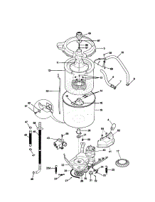 Tub parts for Kenmore Washer Dryer Combo 417.90802990 (41790802990, 417 90802990) from AppliancePartsPros.com
