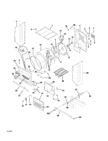 Dry Cab,Drm,Htr parts for Kenmore Washer Dryer Combo 417.90802992 (41790802992, 417 90802992) from AppliancePartsPros.com
