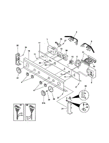 Controls parts for Kenmore Washer Dryer Combo 417.90814000 (41790814000, 417 90814000) from AppliancePartsPros.com