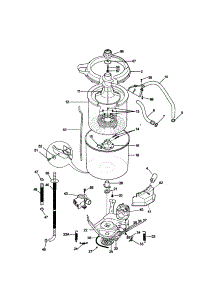 Splash Tub parts for Kenmore Washer Dryer Combo 417.90814000 (41790814000, 417 90814000) from AppliancePartsPros.com
