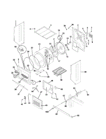 Dry Cab,Drm,Htr parts for Kenmore Washer Dryer Combo 417.90814002 (41790814002, 417 90814002) from AppliancePartsPros.com