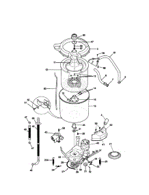 Tub parts for Kenmore Washer Dryer Combo 417.90862990 (41790862990, 417 90862990) from AppliancePartsPros.com