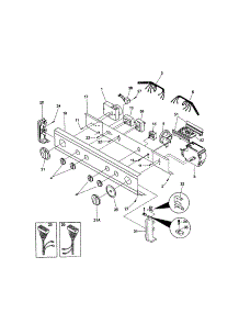 Control Panel parts for Kenmore Washer Dryer Combo 417.90862991 (41790862991, 417 90862991) from AppliancePartsPros.com