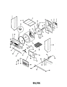 Panel parts for Kenmore Washer Dryer Combo 417.90862991 (41790862991, 417 90862991) from AppliancePartsPros.com