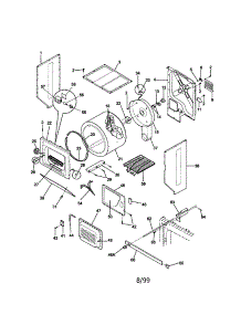 Dryer parts for Kenmore Washer Dryer Combo 417.90872990 (41790872990, 417 90872990) from AppliancePartsPros.com