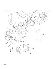 Dry Cab,Drm,Htr parts for Kenmore Washer Dryer Combo 417.91702001 (41791702001, 417 91702001) from AppliancePartsPros.com