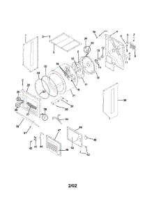 Dry Cab,Drm,Htr parts for Kenmore Washer Dryer Combo 417.92702200 (41792702200, 417 92702200) from AppliancePartsPros.com