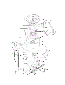 Wshr Mtr,Hose parts for Kenmore Washer Dryer Combo 417.92702200 (41792702200, 417 92702200) from AppliancePartsPros.com