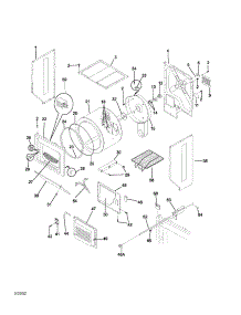 Dry Cab,Drm,Htr parts for Kenmore Washer Dryer Combo 417.93862200 (41793862200, 417 93862200) from AppliancePartsPros.com