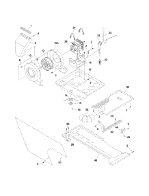 Motor / Blower / Belt parts for Kenmore Washer Dryer Combo 417.94712400 (41794712400, 417 94712400) from AppliancePartsPros.com