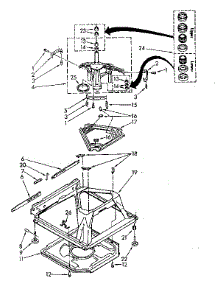 Machine Base parts for Kenmore Washer 110.81621100 (11081621100, 110 81621100) from AppliancePartsPros.com
