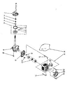 Brake, Clutch, Gearcase, Motor And Pump Parts parts for Kenmore Washer 110.81650100 (11081650100, 110 81650100) from AppliancePartsPros.com