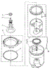 Agitator, Basket And Tub Parts
