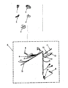 Wiring Harness parts for Kenmore Washer 110.81661600 (11081661600, 110 81661600) from AppliancePartsPros.com