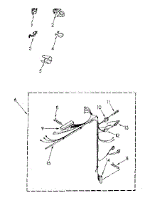 Wiring Harness Parts parts for Kenmore Washer 110.81662100 (11081662100, 110 81662100) from AppliancePartsPros.com