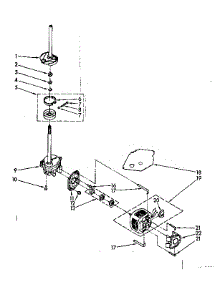 Brake, Clutch, Gearcase, Motor And Pump Parts parts for Kenmore Washer 110.81662600 (11081662600, 110 81662600) from AppliancePartsPros.com
