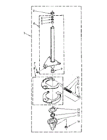 Brake And Drive Tube Parts parts for Kenmore Washer 110.81662800 (11081662800, 110 81662800) from AppliancePartsPros.com