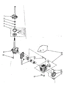 Brake, Clutch, Gearcase, Motor And Pump Parts parts for Kenmore Washer 110.81664300 (11081664300, 110 81664300) from AppliancePartsPros.com