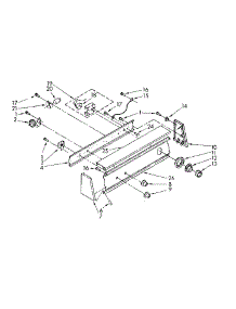 Console Panel Parts parts for Kenmore Washer 110.81664300 (11081664300, 110 81664300) from AppliancePartsPros.com