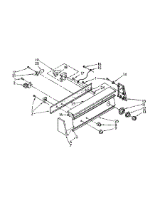 Console Panel Parts parts for Kenmore Washer 110.81664710 (11081664710, 110 81664710) from AppliancePartsPros.com