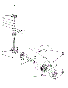 Brake, Clutch, Gearcase, Motor And Pump Parts parts for Kenmore Washer 110.81675300 (11081675300, 110 81675300) from AppliancePartsPros.com