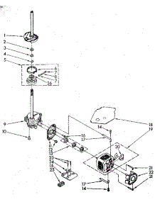 Brake, Clutch, Gearcase, Motor And Pump Parts parts for Kenmore Washer 110.81675310 (11081675310, 110 81675310) from AppliancePartsPros.com
