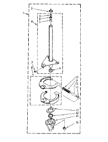 Brake And Drive Tube Parts parts for Kenmore Washer 110.81675700 (11081675700, 110 81675700) from AppliancePartsPros.com