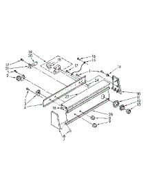 Console Panel Parts parts for Kenmore Washer 110.81675800 (11081675800, 110 81675800) from AppliancePartsPros.com