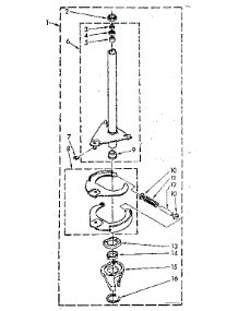 Brake And Drive Tube Parts parts for Kenmore Washer 110.81810100 (11081810100, 110 81810100) from AppliancePartsPros.com