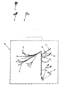 Wiring Harness Parts parts for Kenmore Washer 110.81810100 (11081810100, 110 81810100) from AppliancePartsPros.com