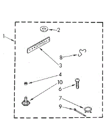 Miscellaneous parts for Kenmore Washer 110.81821110 (11081821110, 110 81821110) from AppliancePartsPros.com