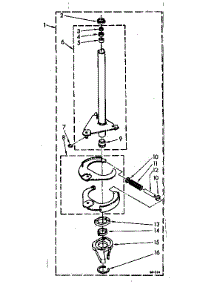 Brake And Drive Tube Parts parts for Kenmore Washer 110.81850100 (11081850100, 110 81850100) from AppliancePartsPros.com