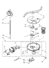 Pump, Washarm And Motor Parts
