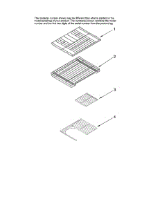 Rack Parts parts for Kenmore Range 665.78002801 (66578002801, 665 78002801) from AppliancePartsPros.com