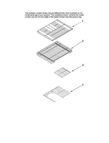 Rack Parts parts for Kenmore Range 665.78003800 (66578003800, 665 78003800) from AppliancePartsPros.com