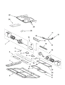 Ventilation Parts parts for Kenmore Microwave 665.88533900 (66588533900, 665 88533900) from AppliancePartsPros.com