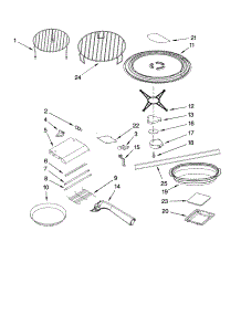 Rack And Turntable Parts parts for Kenmore Microwave 665.88552900 (66588552900, 665 88552900) from AppliancePartsPros.com