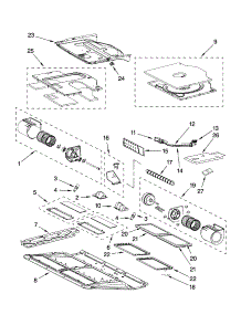 Ventilation Parts parts for Kenmore Microwave 665.88553900 (66588553900, 665 88553900) from AppliancePartsPros.com