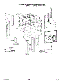 Control Board Parts parts for Kenmore Microwave 665.88559900 (66588559900, 665 88559900) from AppliancePartsPros.com