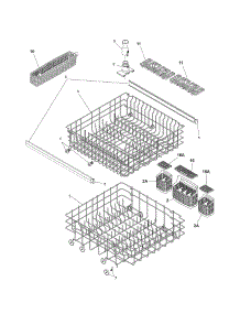 Racks parts for Kenmore Dishwasher 587.15163402 (58715163402, 587 15163402) from AppliancePartsPros.com