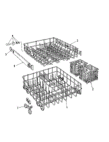 Rack Details parts for Kenmore Dishwasher 587.1517581 (5871517581, 587 1517581) from AppliancePartsPros.com