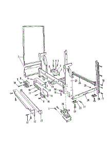 Frame Details parts for Kenmore Dishwasher 587.1517581 (5871517581, 587 1517581) from AppliancePartsPros.com