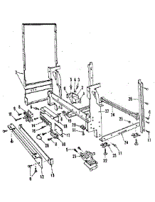 Frame Details parts for Kenmore Dishwasher 587.1517583 (5871517583, 587 1517583) from AppliancePartsPros.com