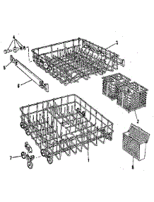 Rack Details parts for Kenmore Dishwasher 587.1517583 (5871517583, 587 1517583) from AppliancePartsPros.com